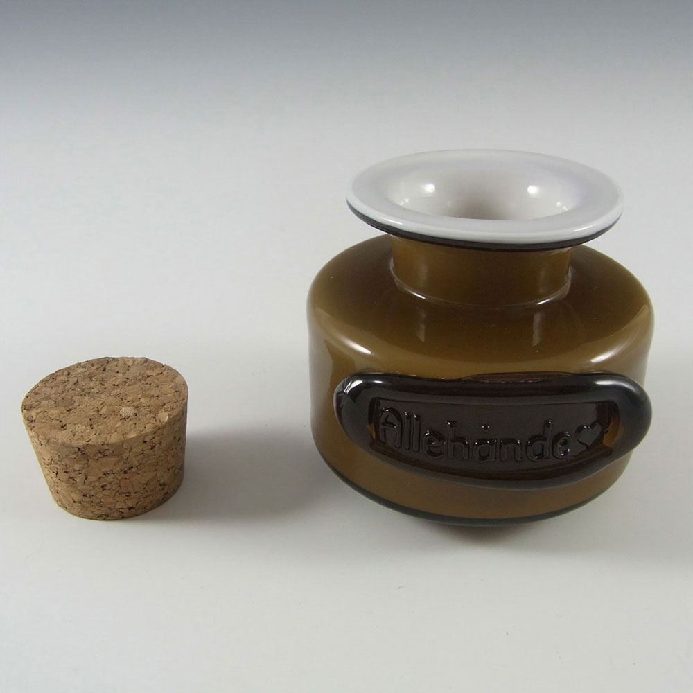 (image for) Holmegaard Palet Umbra Glass 'Allehånde' Spice Jar by Michael Bang - Click Image to Close
