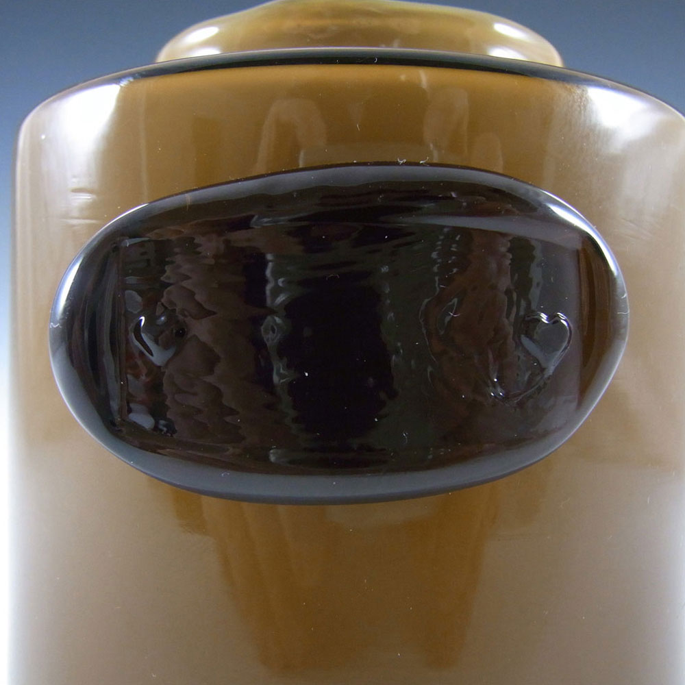 Holmegaard Palet Umbra Cased Glass Jar by Michael Bang - Click Image to Close