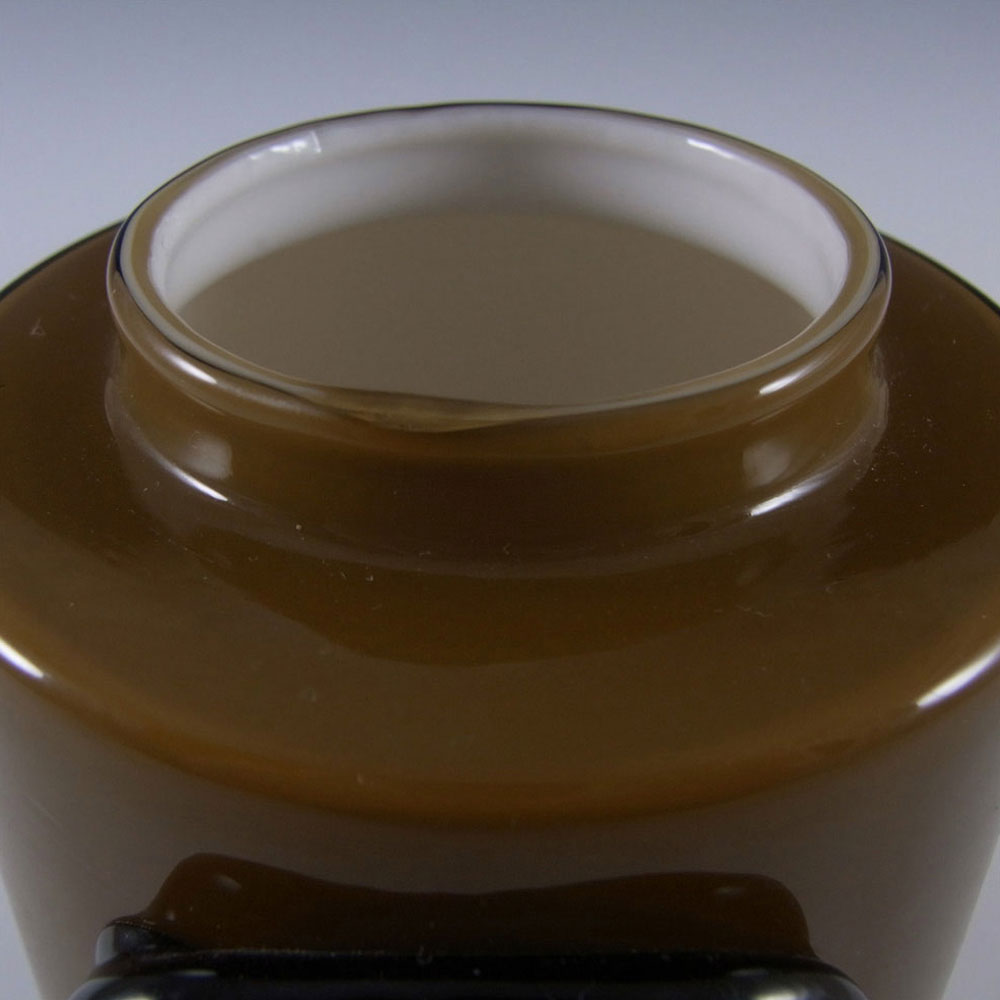 Holmegaard Palet Umbra Cased Glass Jar by Michael Bang - Click Image to Close