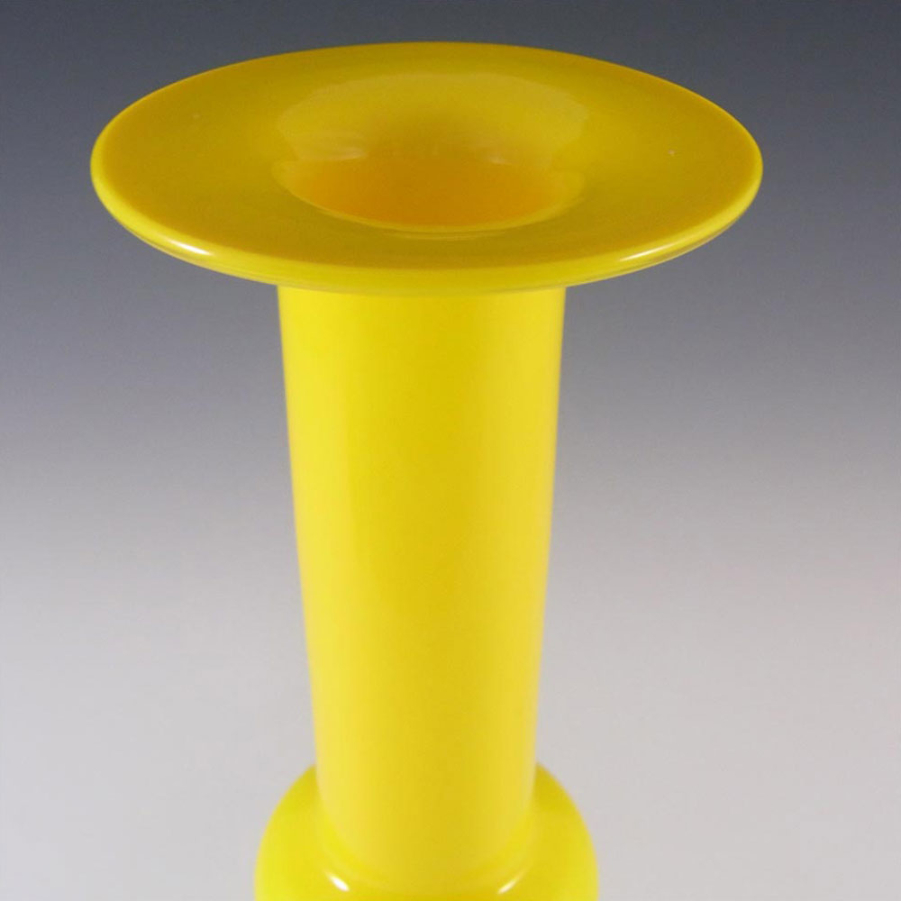 (image for) Holmegaard Carnaby Yellow Cased Glass Vase by Christer Holmgren - Click Image to Close