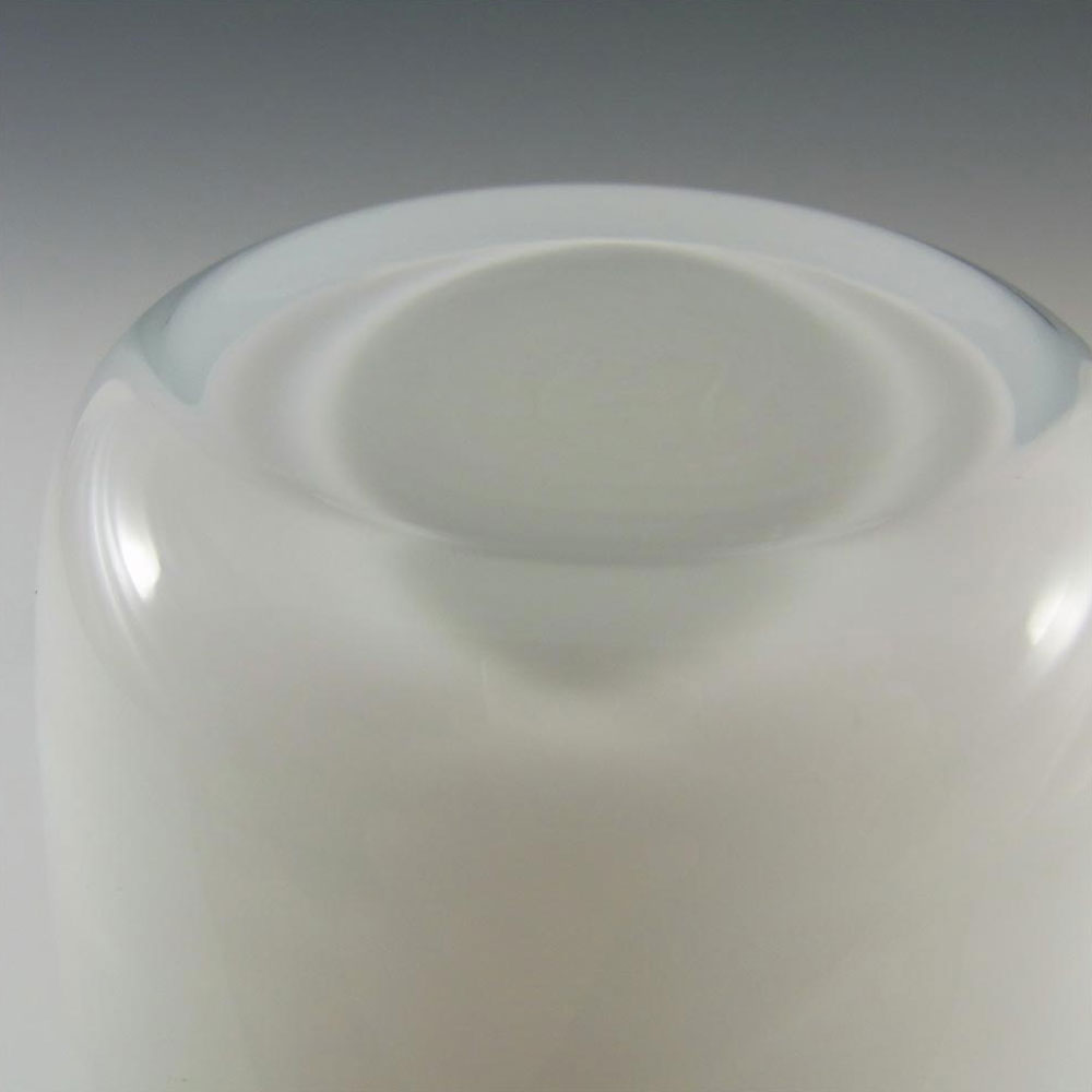 (image for) Holmegaard 'Atlantis' White Glass 7.5" Vase by Michael Bang - Click Image to Close