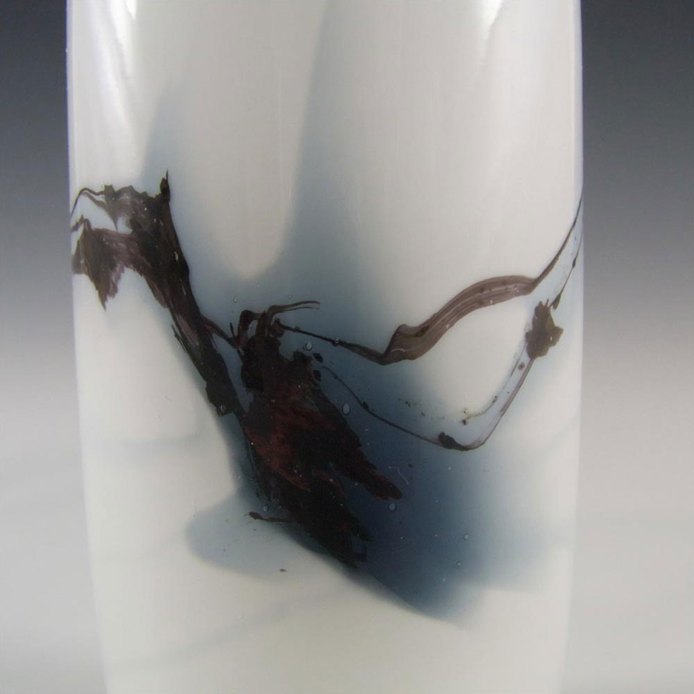 (image for) Holmegaard 'Atlantis' White Glass 5.75" Vase by Michael Bang - Click Image to Close