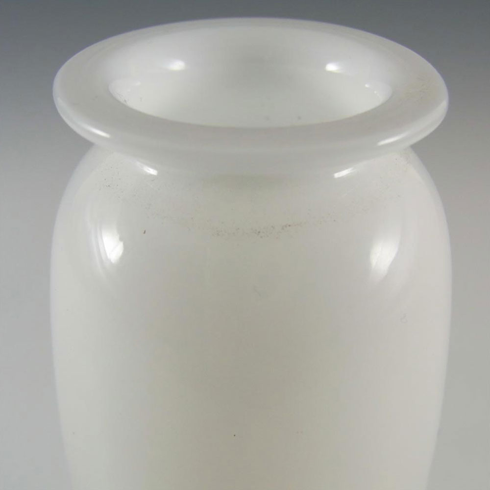 (image for) Holmegaard 'Atlantis' White Glass 5.75" Vase by Michael Bang - Click Image to Close