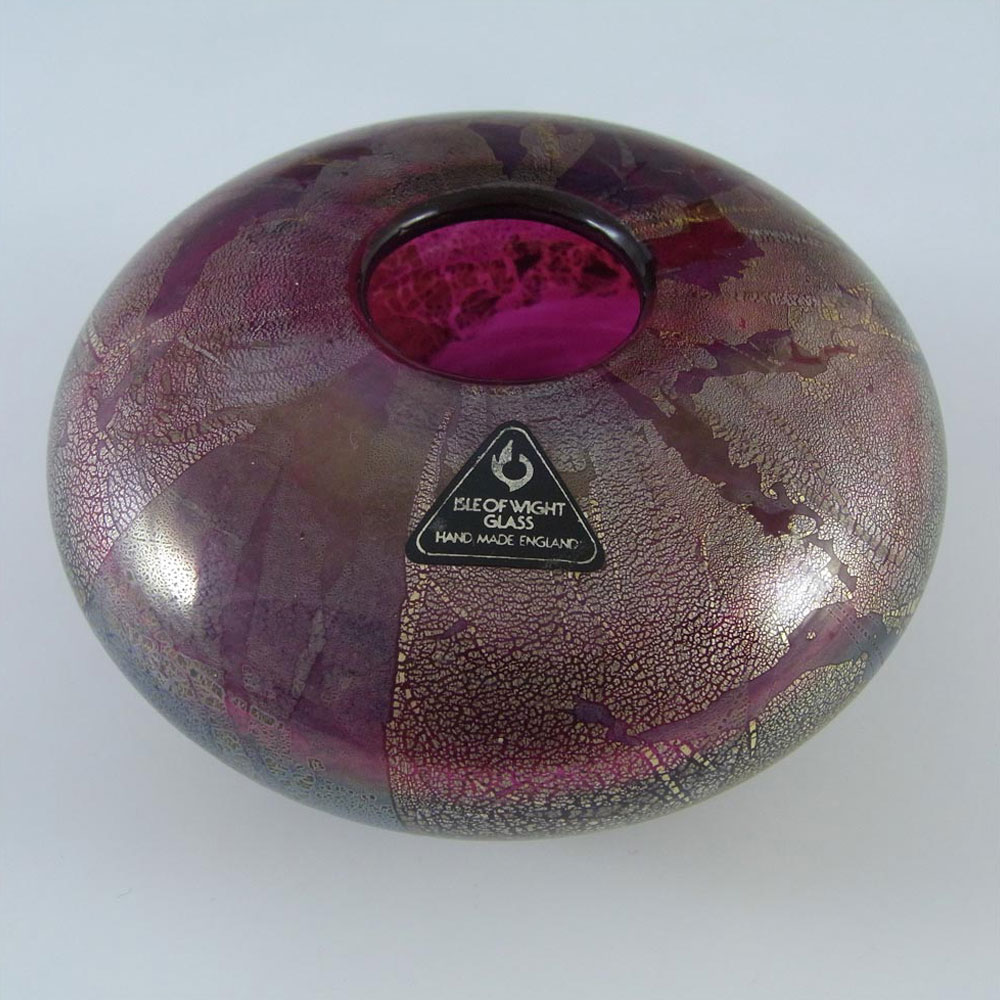 (image for) Isle of Wight Studio/Harris 'Azurene Pink' Glass Vase - Click Image to Close