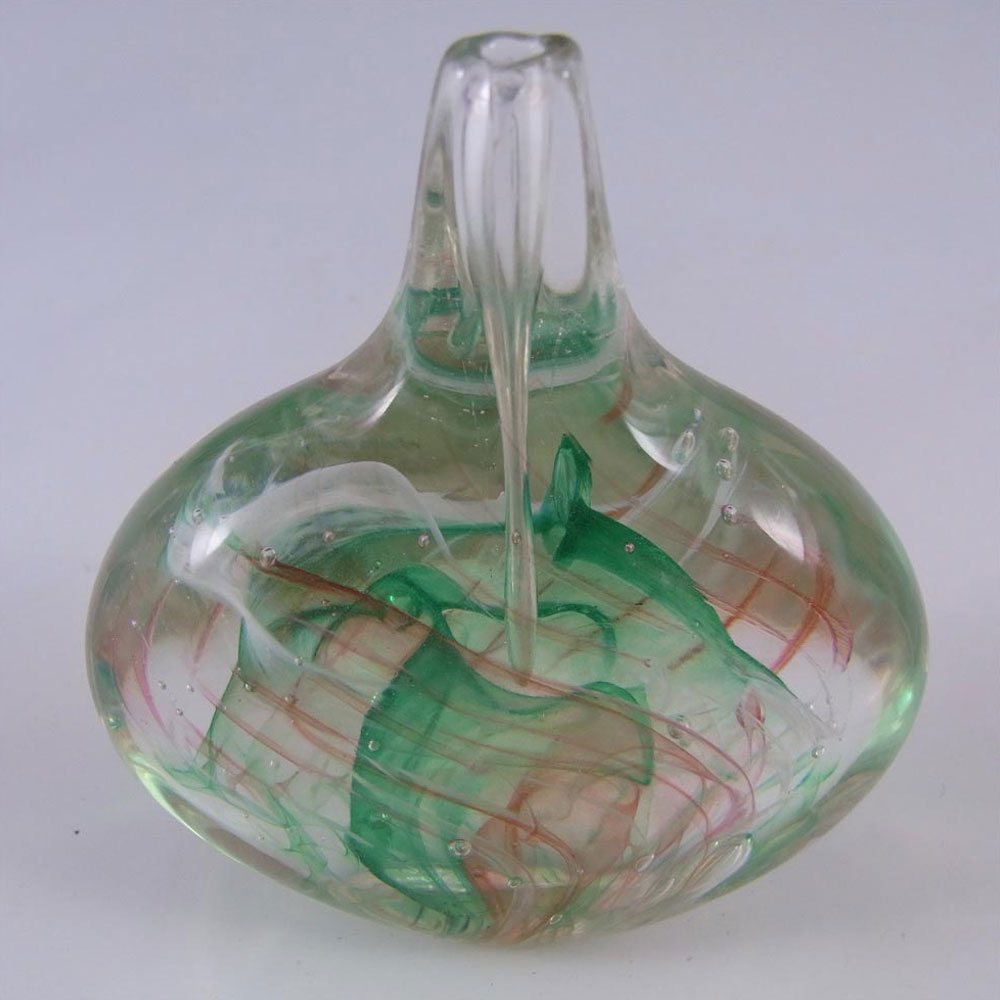 (image for) Isle of Wight Studio Glass Lollipop Vase - Labelled - Click Image to Close