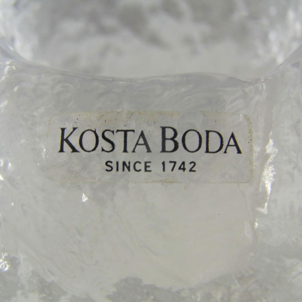 Kosta Boda Glass 'Snowball' Candle Votive - Ann Warff - Click Image to Close