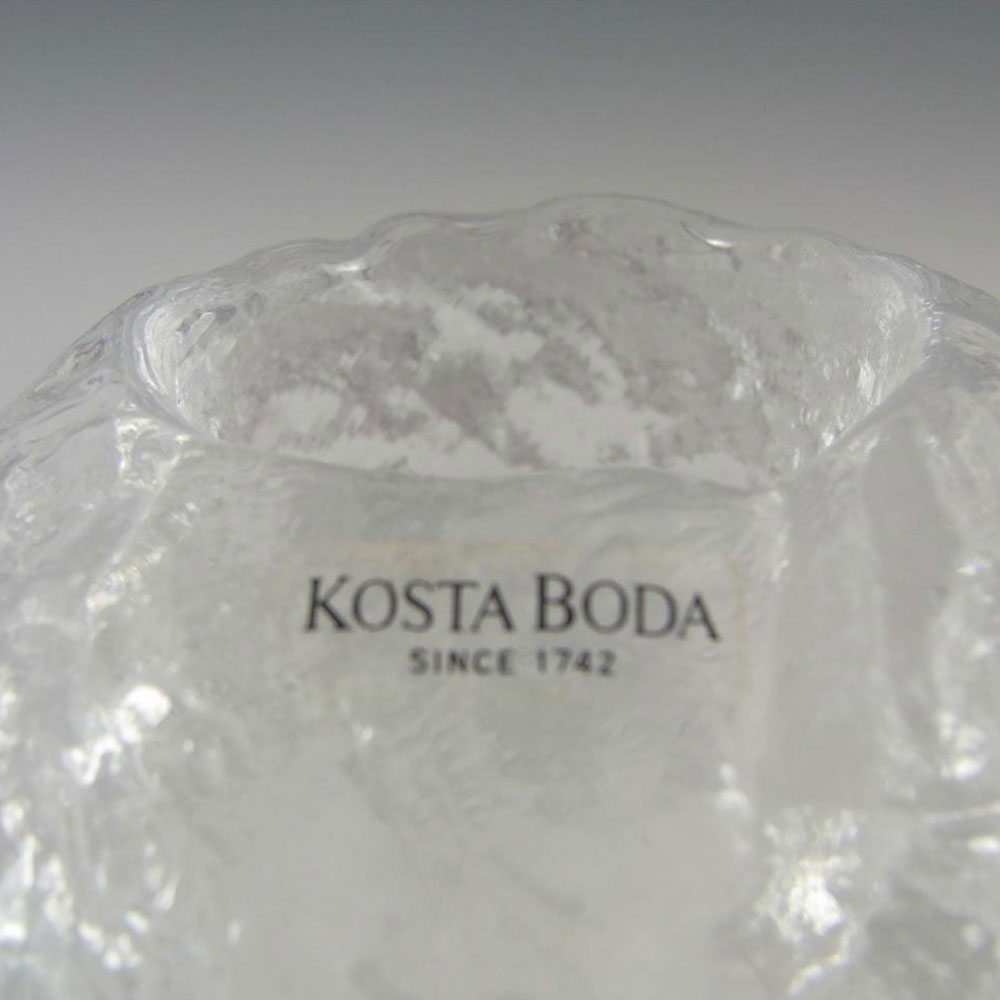 (image for) Kosta Boda Glass 'Snowball' Candle Votive - Ann Warff - Click Image to Close