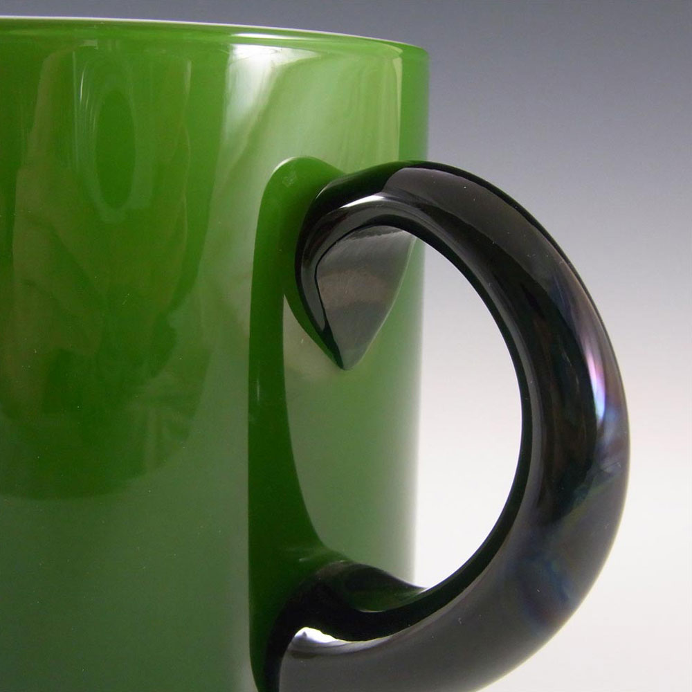 Holmegaard Palet Green Cased Glass Jug by Michael Bang - Click Image to Close