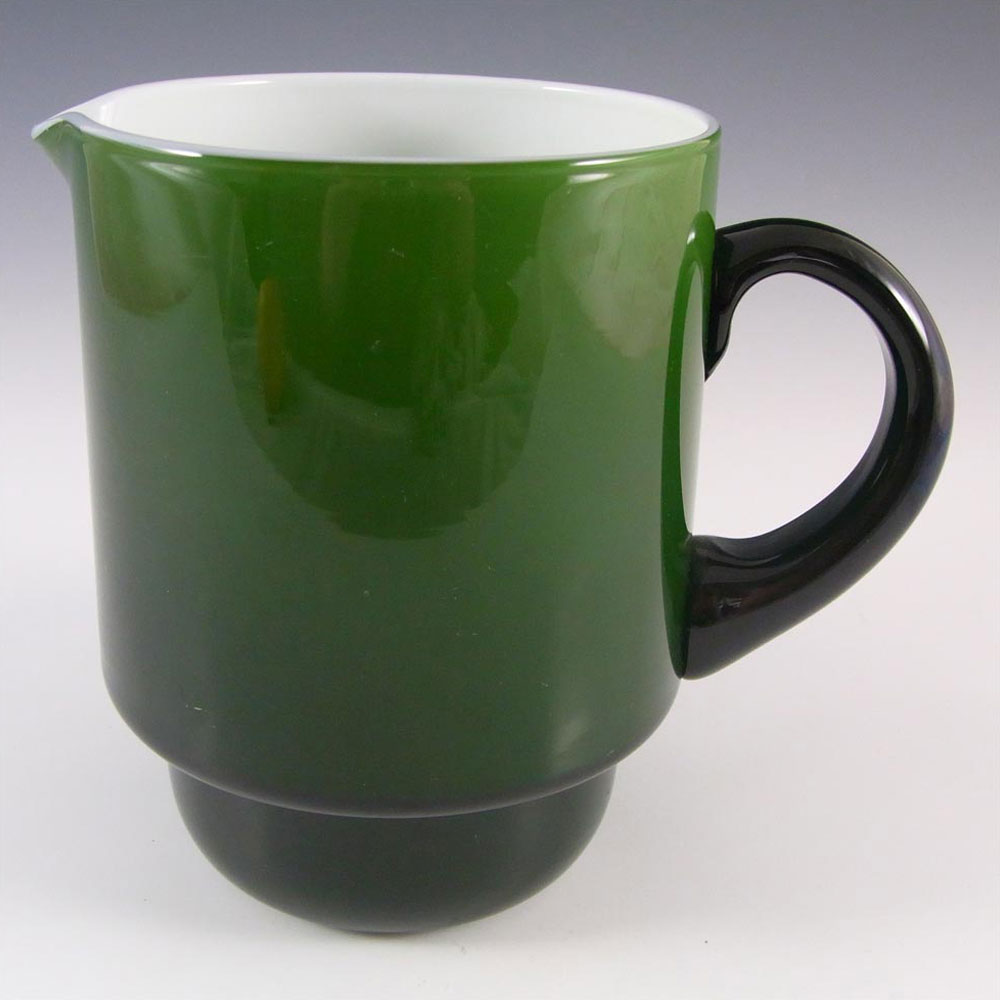 (image for) Holmegaard Palet Green Cased Glass Jug by Michael Bang - Click Image to Close