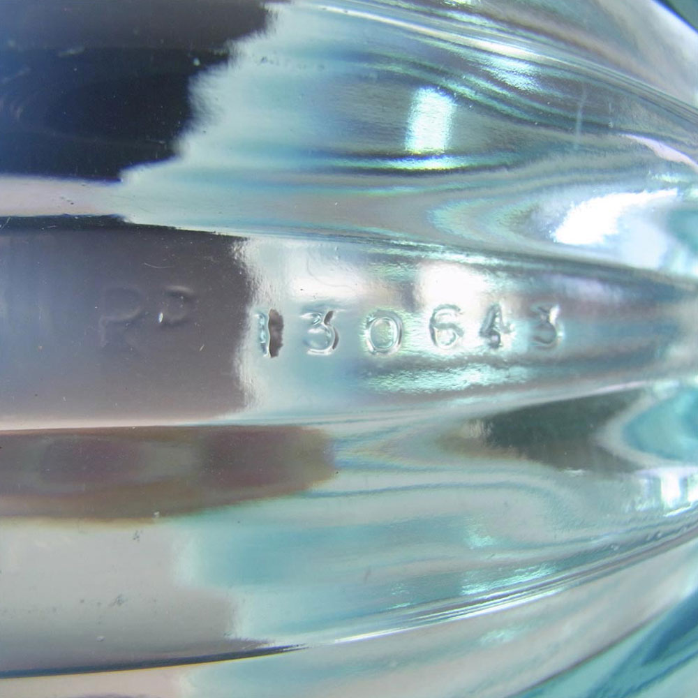 (image for) Davidson 1900's Blue Pearline Glass 'Brideshead' Bowl - Click Image to Close