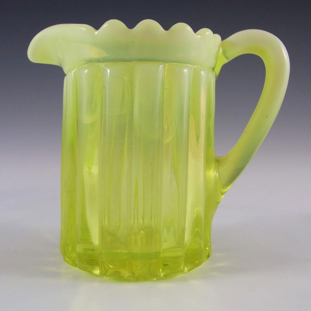 Davidson Primrose Pearline Glass 'Helen Louise' Jug & Bowl - Click Image to Close