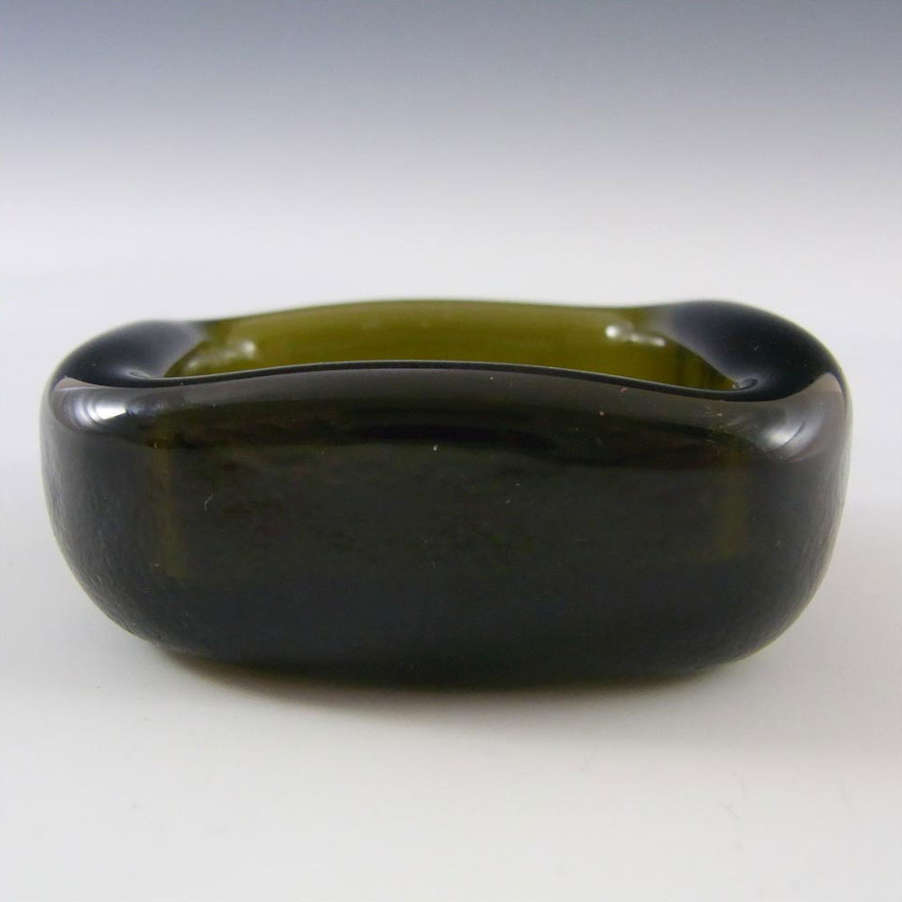 (image for) PLUS Glashytta 1970s Green Glass Bowl - Richard Duborgh - Click Image to Close