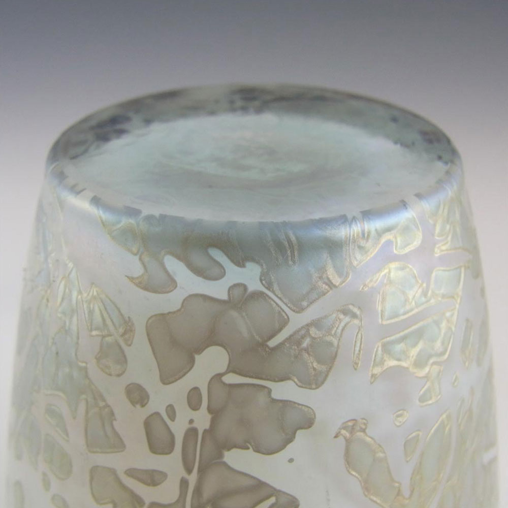 Royal Brierley Iridescent Glass 'Studio' Vase - Marked - Click Image to Close