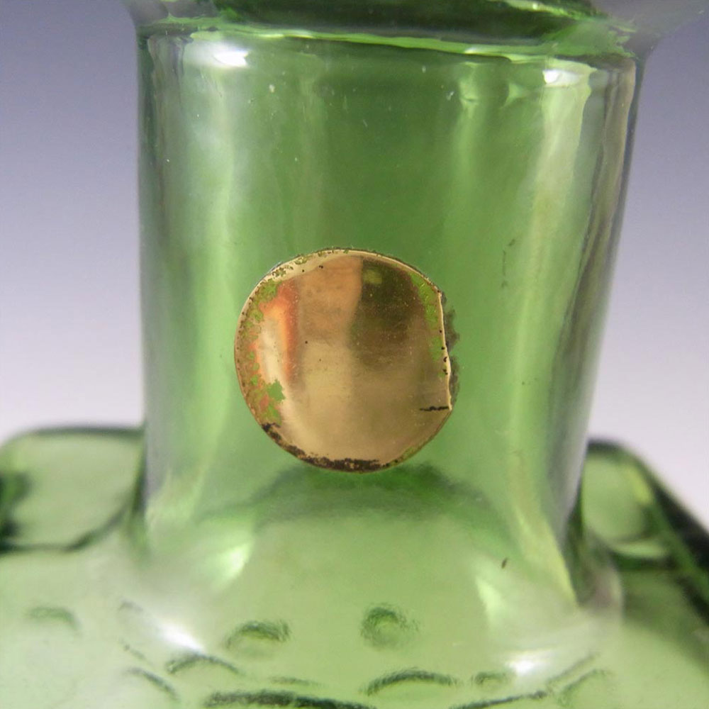 Riihimaki #1720 Riihimaen Green Glass Nanny Still 'Polaris' Vase - Click Image to Close
