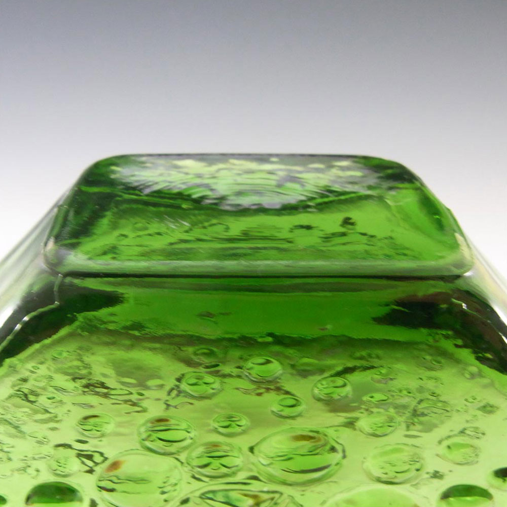 Riihimaki #1720 Riihimaen Green Glass Nanny Still 'Polaris' Vase - Click Image to Close