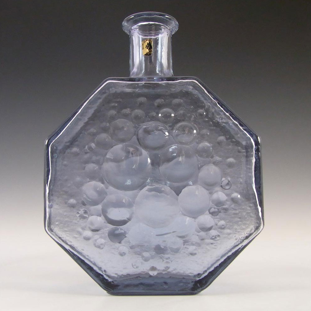 Riihimaki #1720 Riihimaen Neodymium Glass Nanny Still 'Polaris' Vase - Click Image to Close
