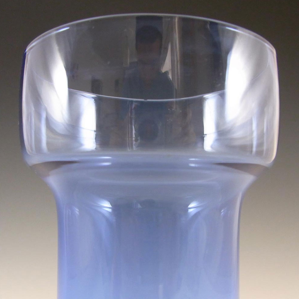 (image for) Riihimaki #1576 Riihimaen Lasi Oy Blue Glass Vase - Click Image to Close