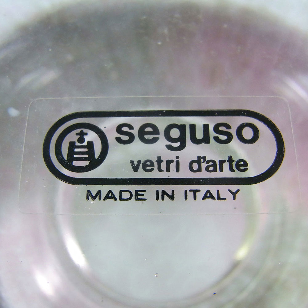 (image for) Seguso Vetri d'Arte #14146 Murano Glass Jar, Labelled - Click Image to Close