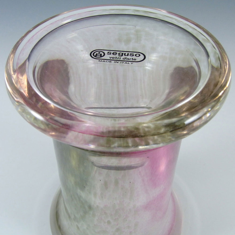 (image for) Seguso Vetri d'Arte #14146 Murano Glass Jar, Labelled - Click Image to Close