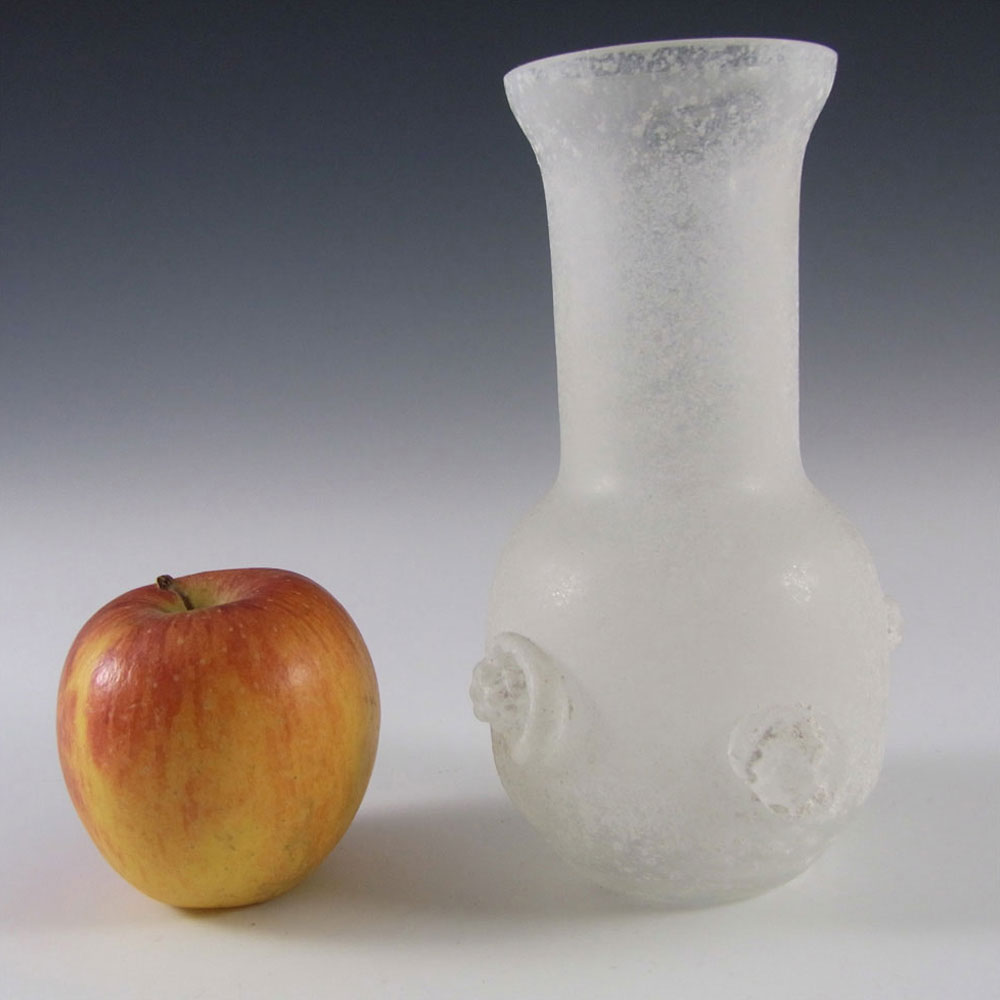 Seguso Vetri d'Arte Murano Glass 'Scavo' Vase, Labelled - Click Image to Close