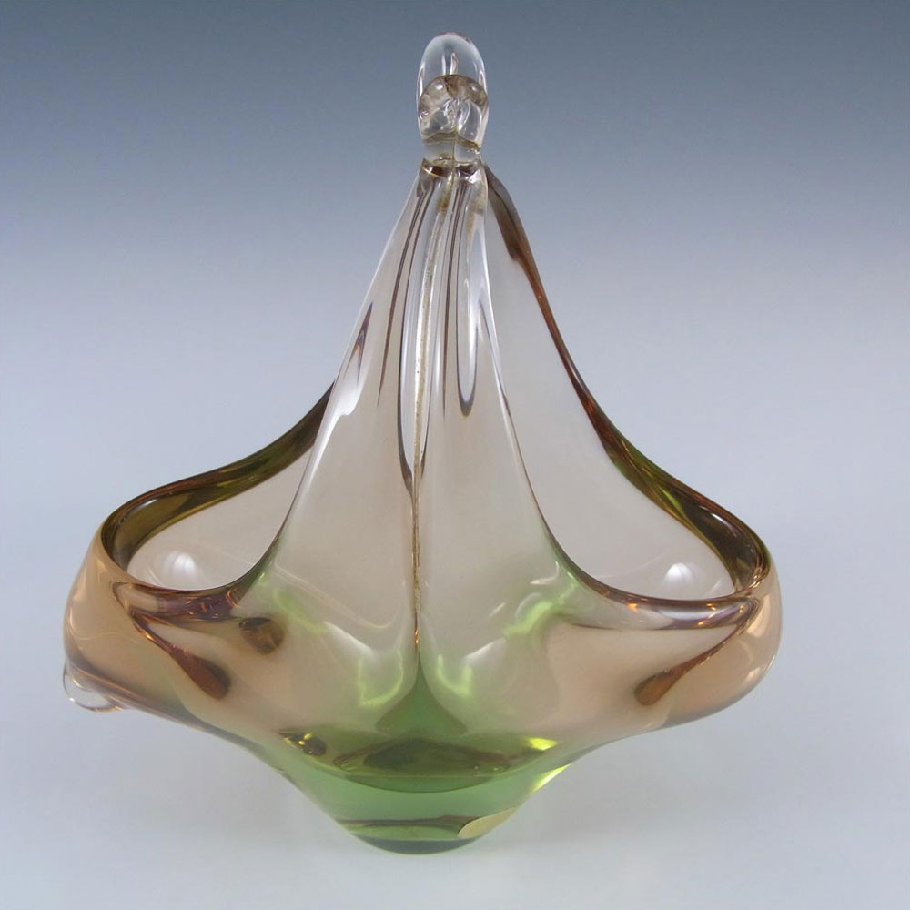 (image for) Skrdlovice #5976 Labelled Czech Glass Bowl by Emanuel Beránek - Click Image to Close