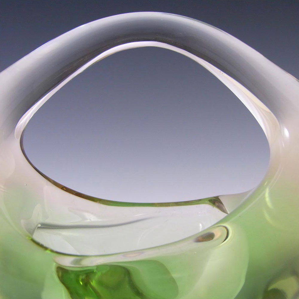 Skrdlovice #6240 Czech Glass Sculpture Bowl by Jan Beránek - Click Image to Close