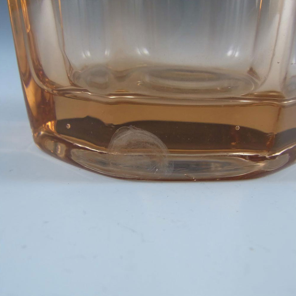 (image for) Sowerby #2597 Art Deco 1930's 'Rosalin' Pink Glass Vase - Click Image to Close