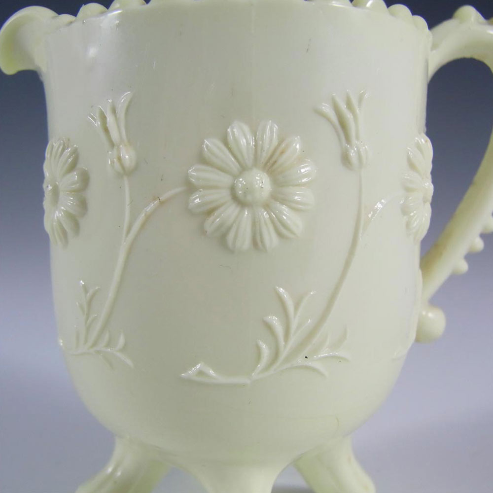 (image for) Sowerby #1346 Victorian Queen's Ivory Milk Glass Creamer - Marked - Click Image to Close