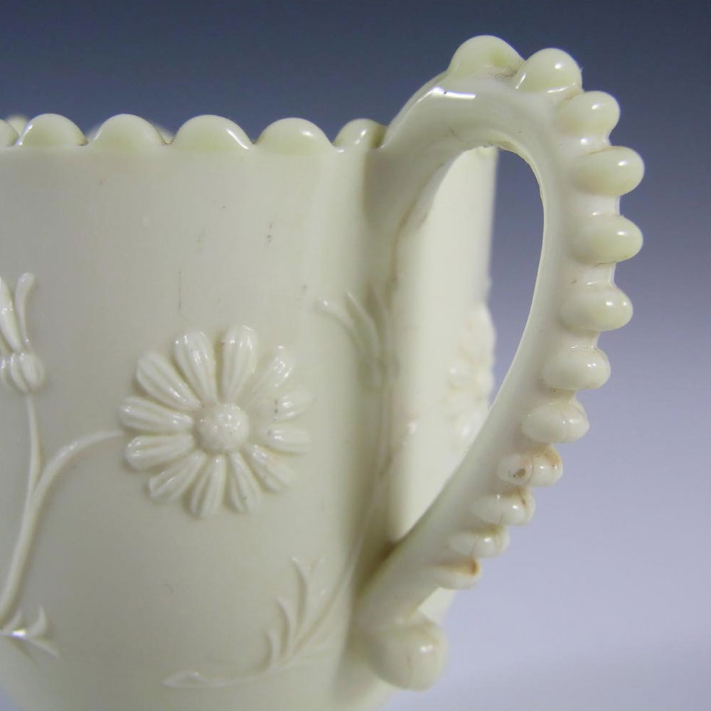 (image for) Sowerby #1346 Victorian Queen's Ivory Milk Glass Creamer - Marked - Click Image to Close