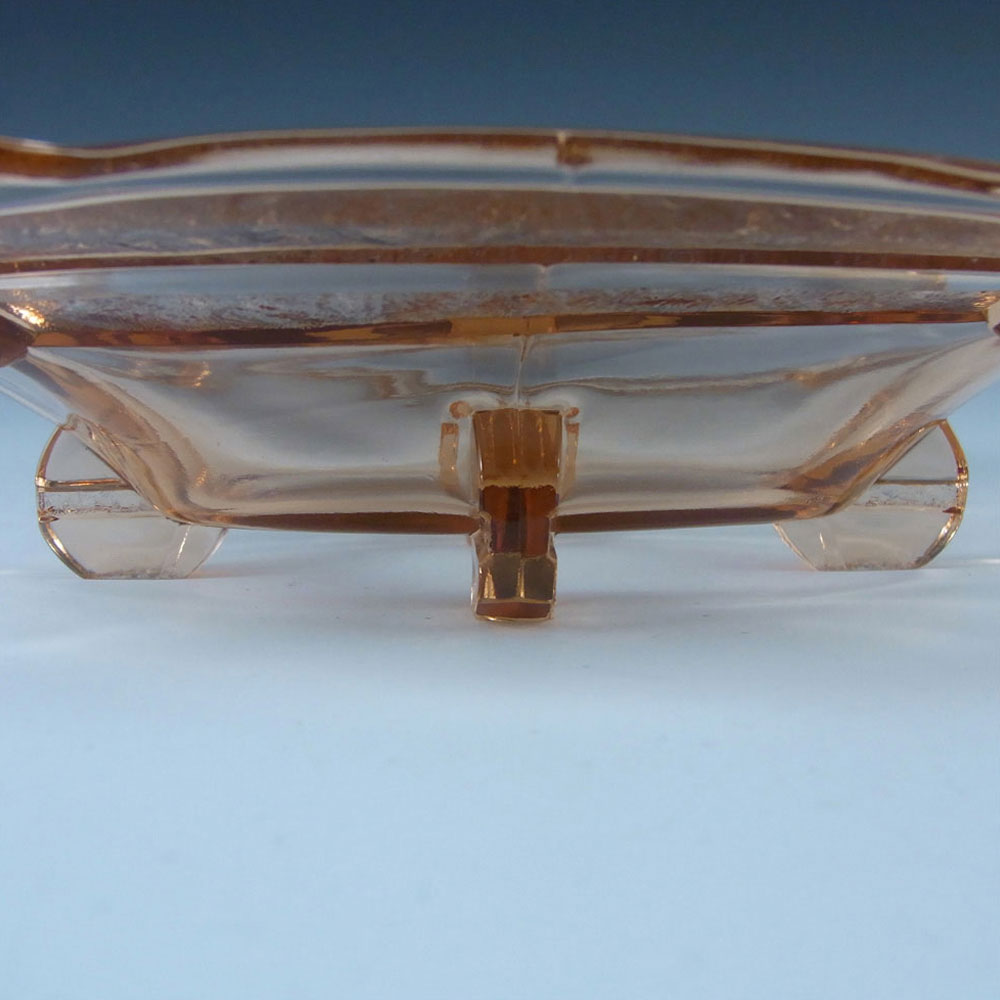 (image for) Stölzle #19416 Czech Art Deco 1930's Pink Glass Bowl - Click Image to Close