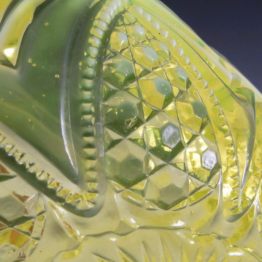 (image for) Henry Greener Vaseline / Pearline Uranium Glass Bowl - Click Image to Close