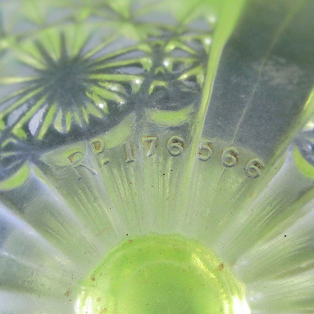 Davidson Primrose Pearline Glass Lady Chippendale Creamer - Click Image to Close