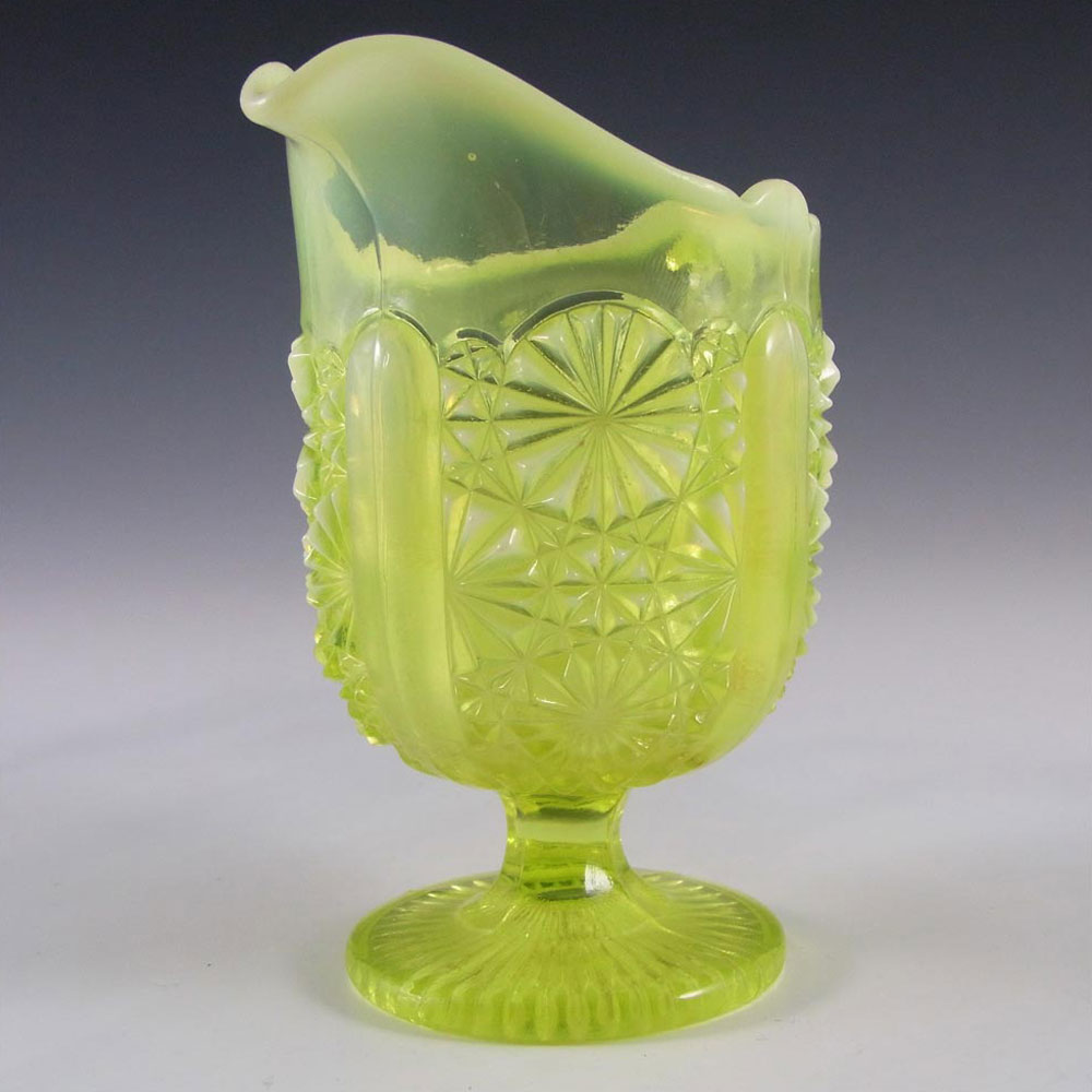 Davidson Primrose Pearline Glass Lady Chippendale Creamer - Click Image to Close