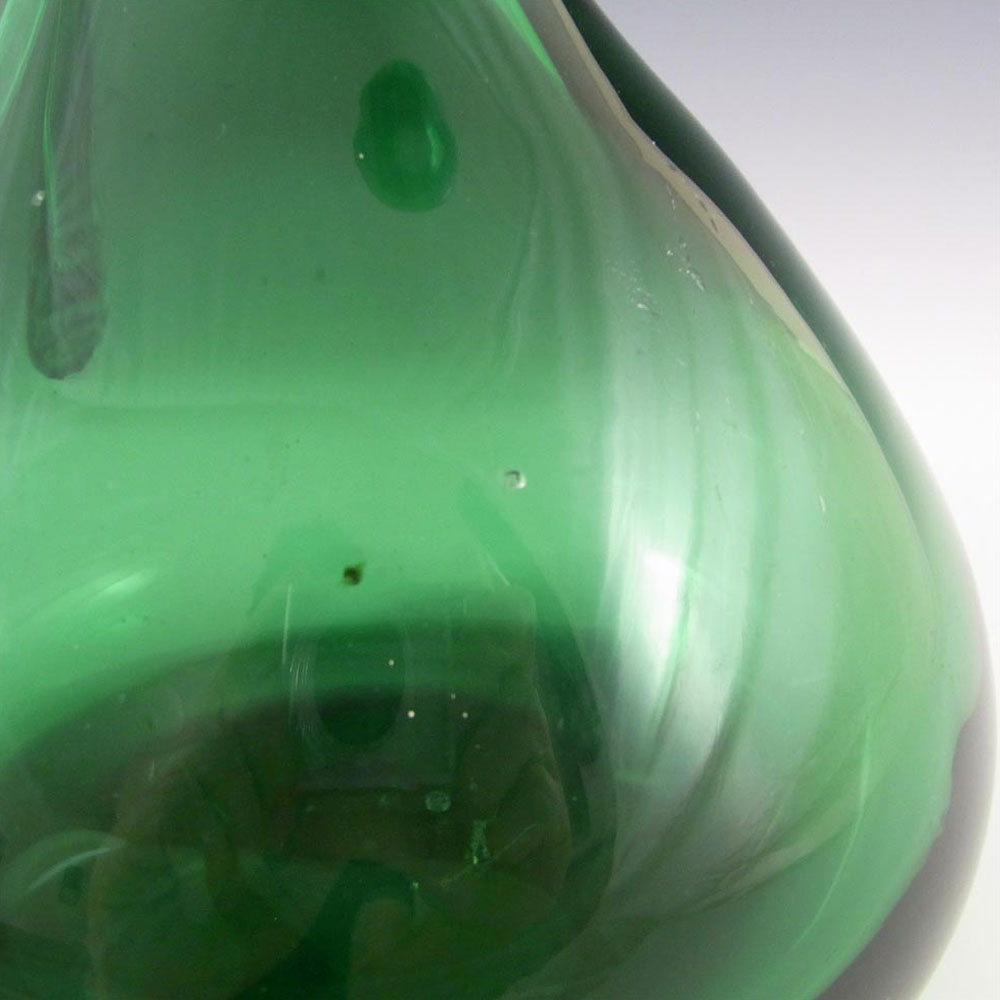 Empoli Verde Italian Green Glass 1970's Jug / Pitcher - Click Image to Close