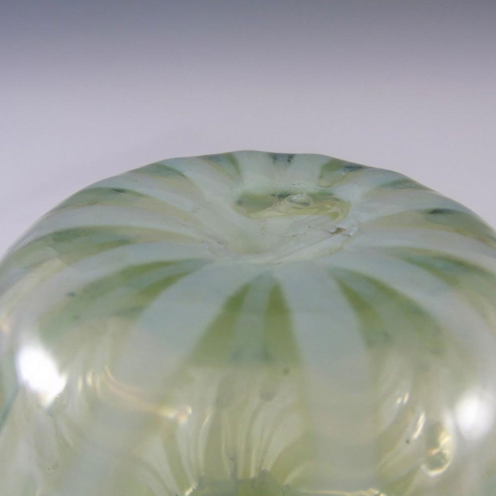 (image for) Victorian 1890's Opalescent / Pearline Glass Thorn Vase - Click Image to Close