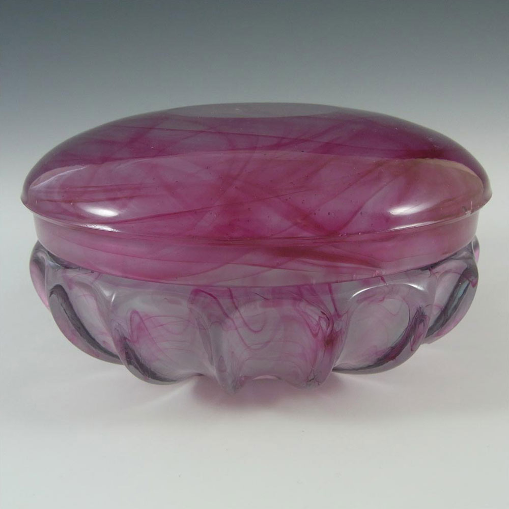 (image for) Walther & Söhne Art Deco Oralit Cloud Glass 'Ulm' Bowl - Click Image to Close