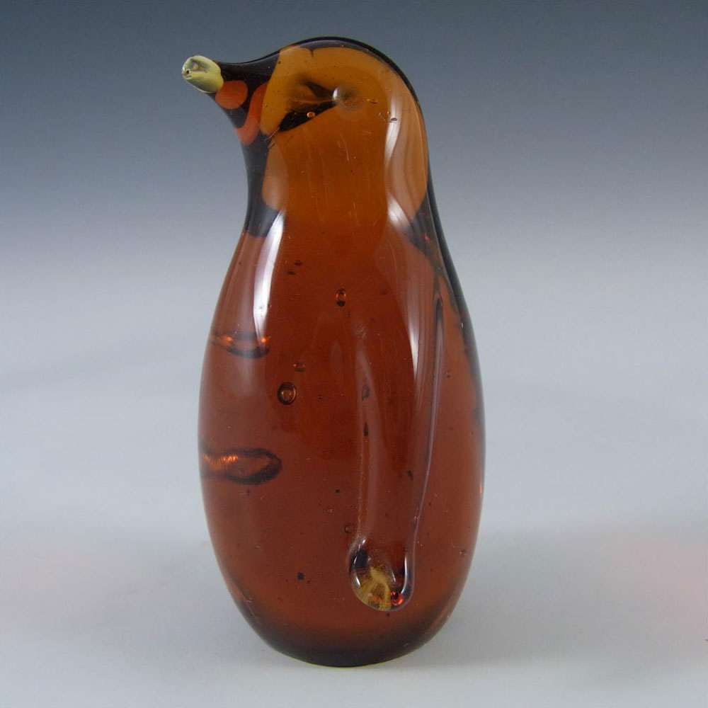 Wedgwood Topaz Glass Lilliput Penguin Paperweight L5008 - Click Image to Close
