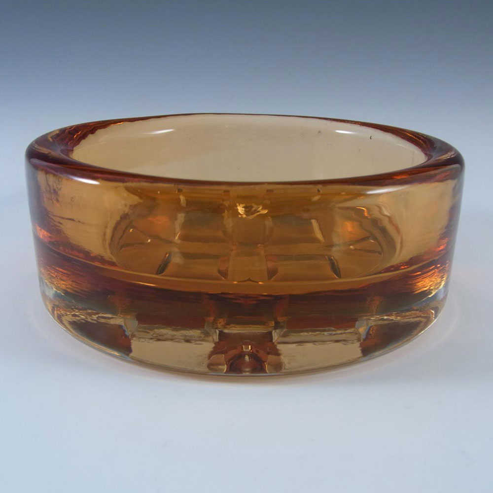 Wedgwood/Stennett-Willson Glass Textured Bowl - Marked - Click Image to Close