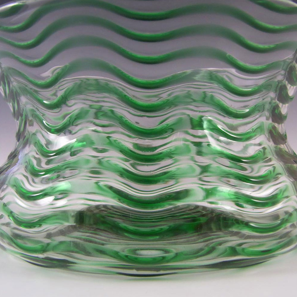 (image for) Stevens + Williams/Royal Brierley Glass Trailed Posy Vase - Click Image to Close
