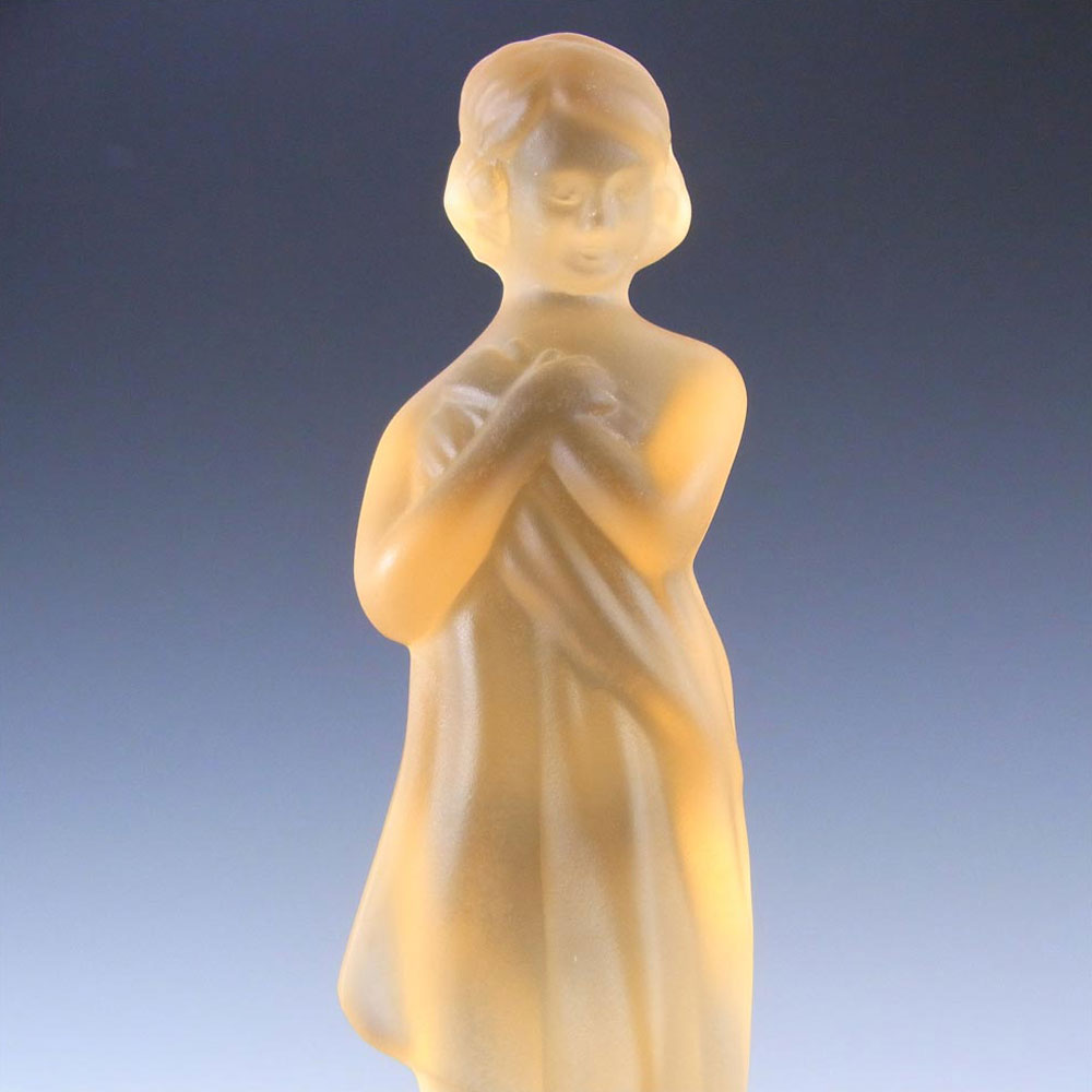 Cambridge Glass Art Deco Nude "Draped Lady" Figurine - Click Image to Close