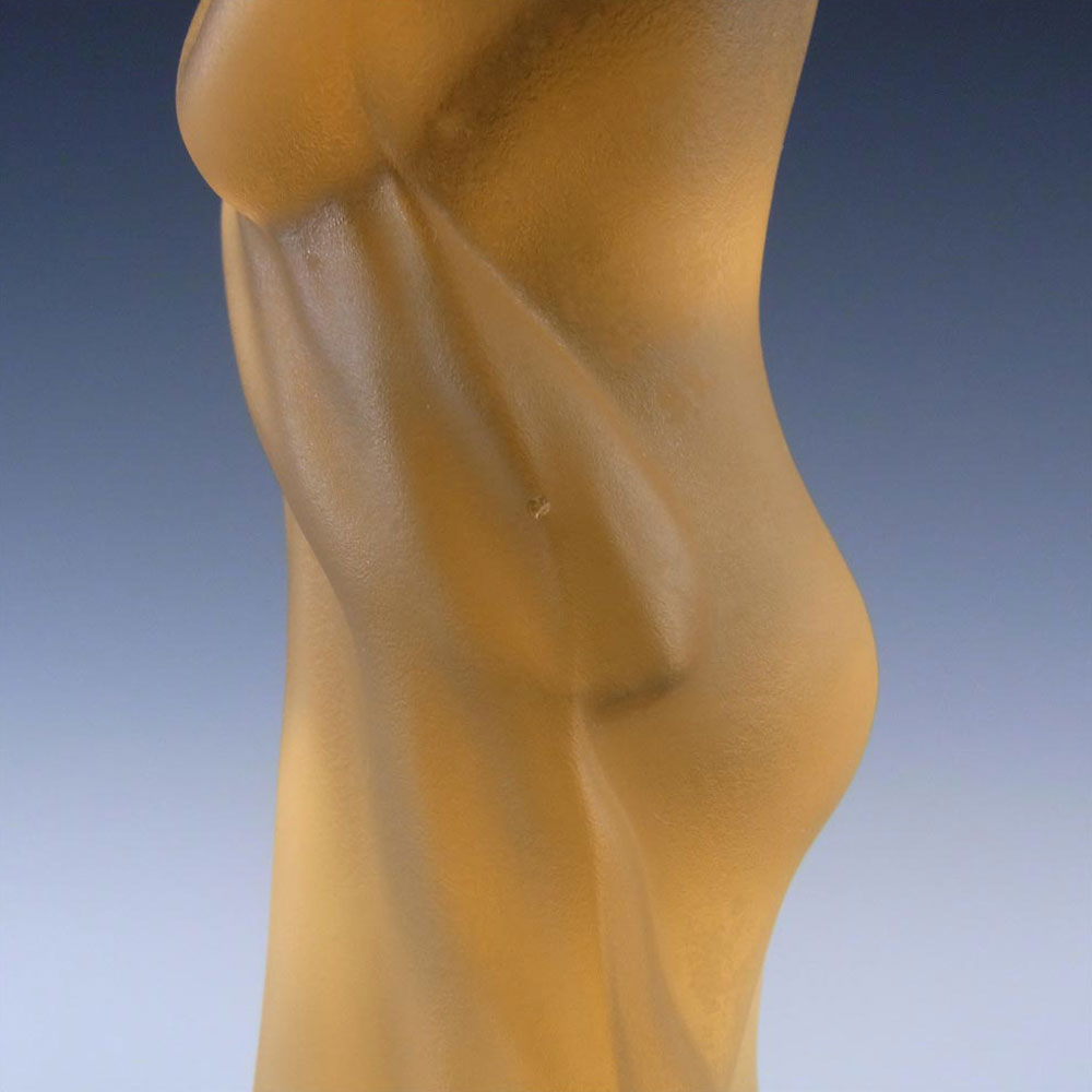 Cambridge Glass Art Deco Nude "Draped Lady" Figurine - Click Image to Close