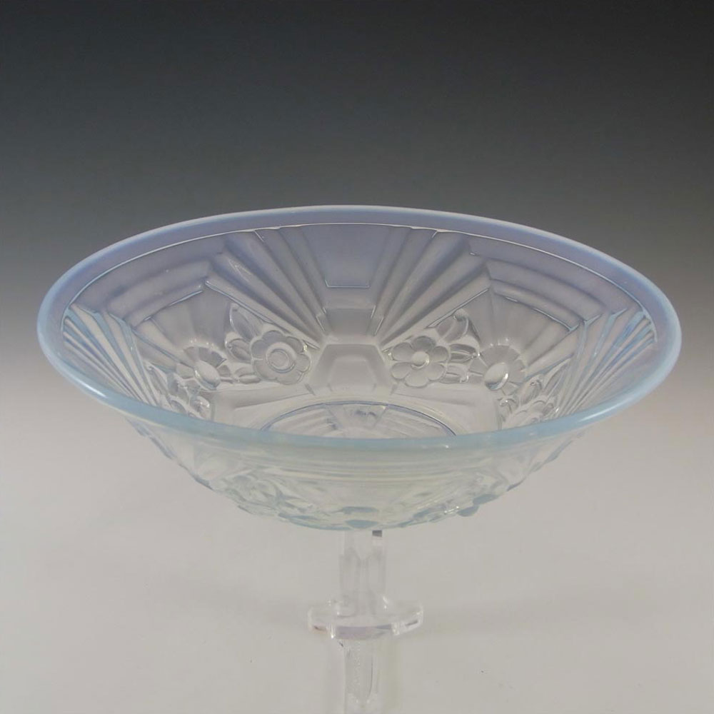 (image for) Jobling #6000 Art Deco Opaline/Opalescent Glass Flower Bowl - Click Image to Close