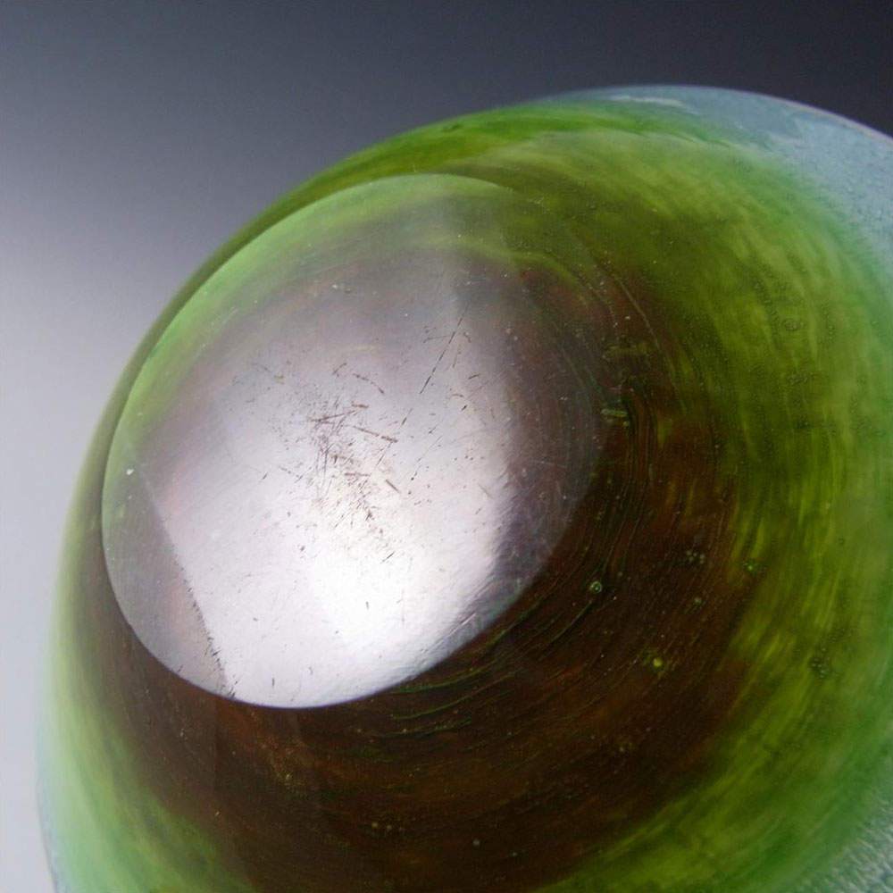 (image for) Ekenas Blue + Green Glass Bowl by John-Orwar Lake - Label - Click Image to Close