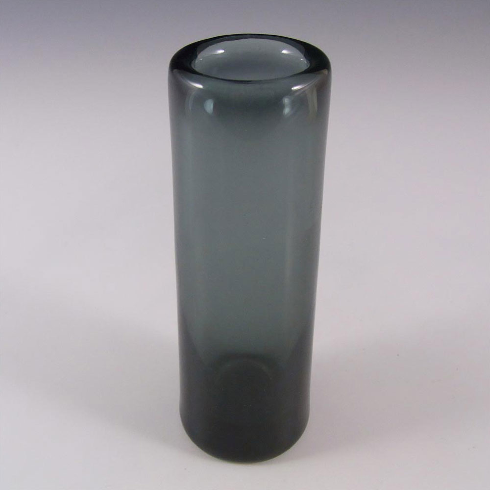 Holmegaard #16912 Smoky Glass 'Labrador' Vase by Per Lutken - Signed - Click Image to Close
