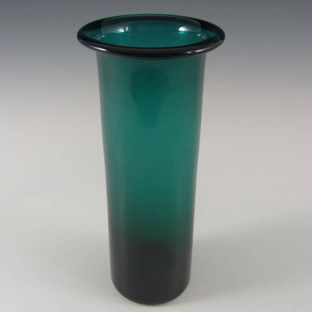 (image for) Holmegaard 'Grønland' Green Glass Per Lutken Vase - Signed - Click Image to Close