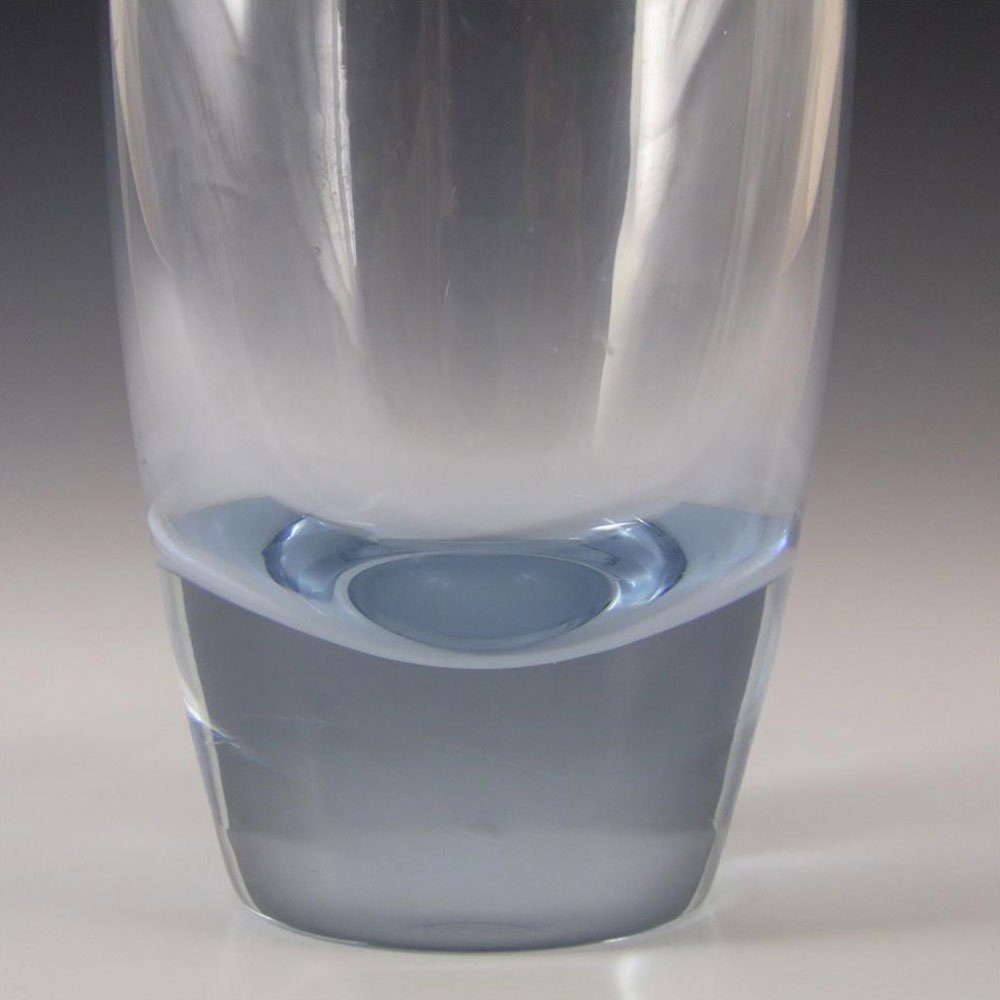 (image for) Holmegaard #15391 Per Lutken Blue Glass 'Hellas' Vase - Signed - Click Image to Close