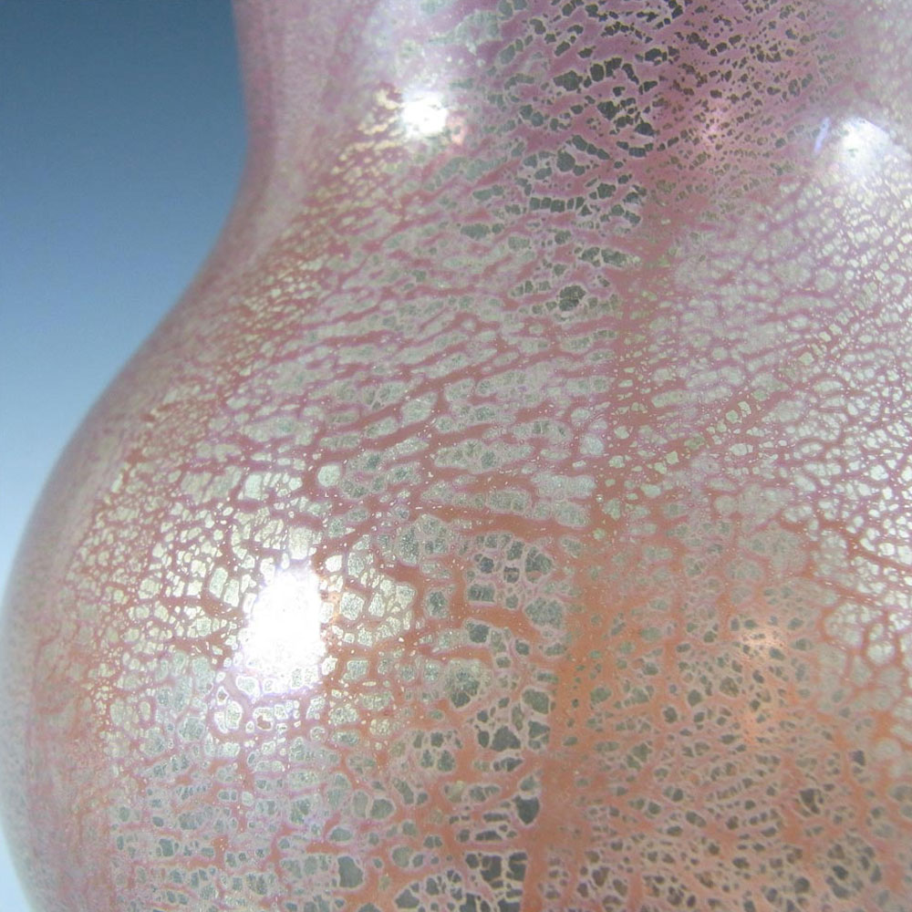 Isle of Wight Studio/Harris 'Azurene Pink' Glass Vase - Click Image to Close