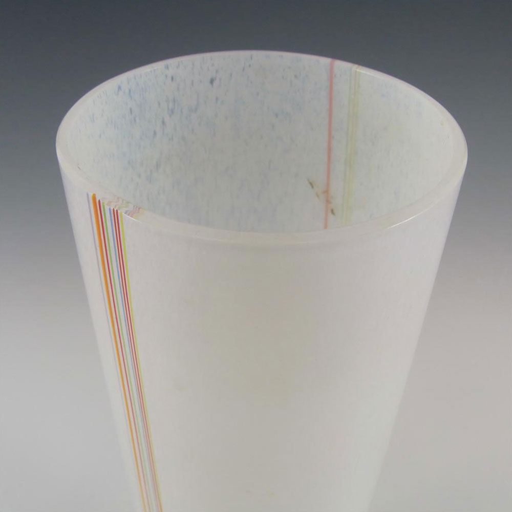 Kosta Boda Glass 'Rainbow' 10" Vase - Signed Bertil Vallien #48290 - Click Image to Close
