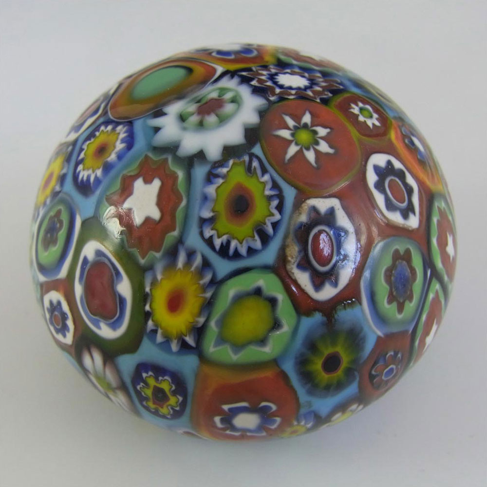 (image for) Murano Millefiori Murrine Canes Glass Paperweight - Click Image to Close