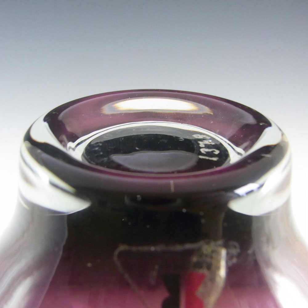 (image for) Riihimaki #1379 Riihimaen Purple Glass 6" Vase - Marked - Click Image to Close